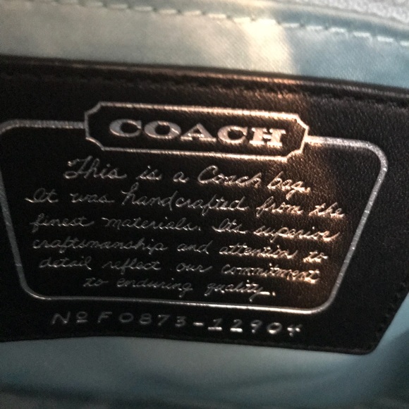 Vintage Coach Black Metallic Lurex Hobo MINT - Picture 5 of 6